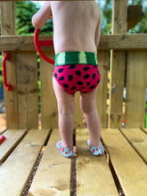 Load image into Gallery viewer, preorder reversible watermelon elastic preflats
